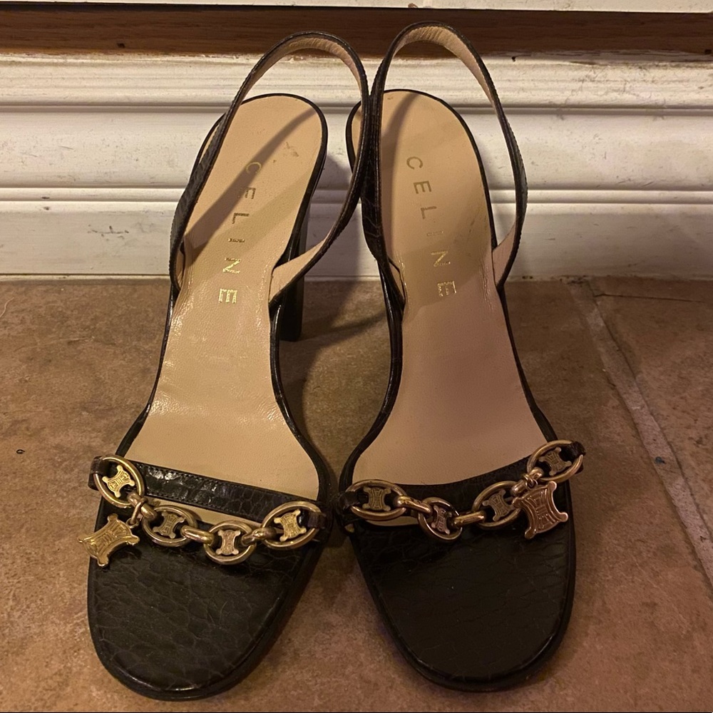 Celine Strappy Heels